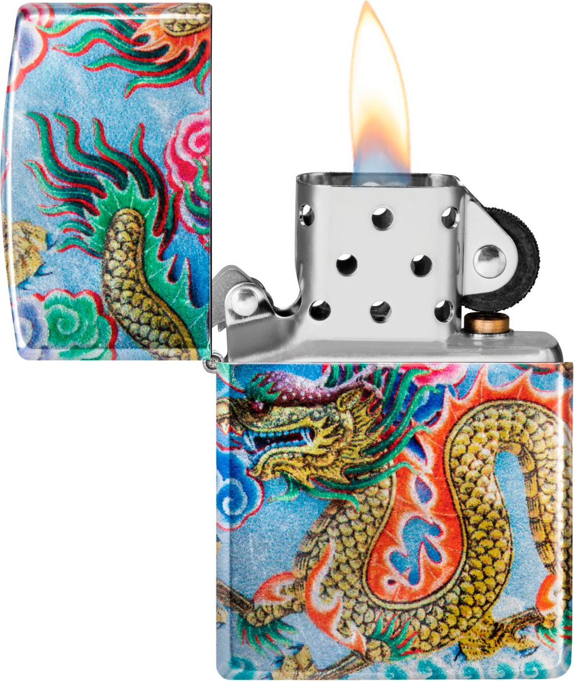 Lighter Zippo Dragon Design Haddocks