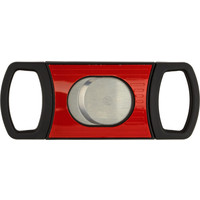 Sigarenknipper Double Cut Black Red