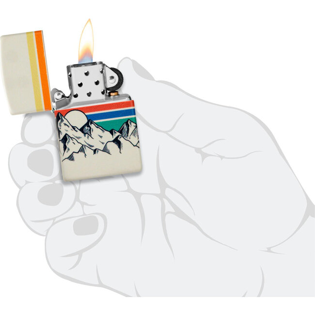 Lighter Zippo Mountain Design
