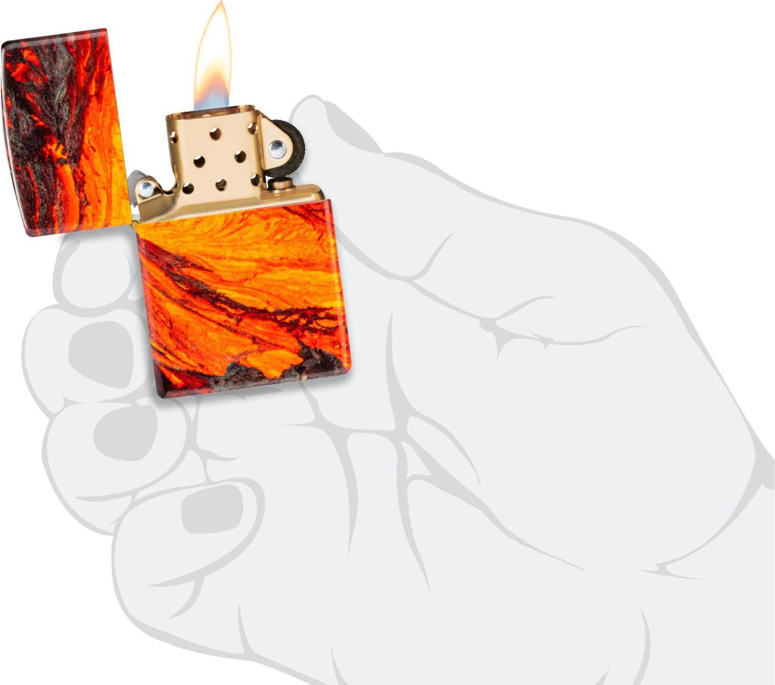 Lighter Zippo Lava Flow Haddocks