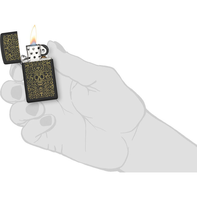 Aansteker Zippo Slim Skull