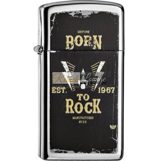 Zippo Aansteker Zippo Slim Born to Rock