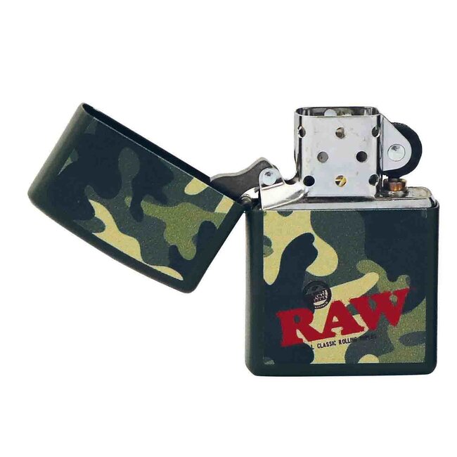 Lighter Zippo Camo RAW Natural Rolling Paper