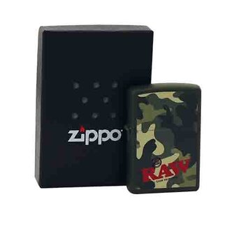 Zippo Aansteker Zippo Camo RAW Natural Rolling Paper