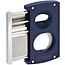 Cigar Cutter Dupont Matte Blue 003427 double blades & v-cut
