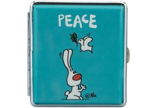Cigarette Case Peace Bunny Dove 