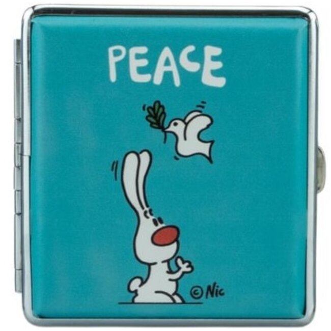 Cigarette Case Peace Bunny Dove