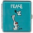 Cigarette Case Peace Bunny Dove