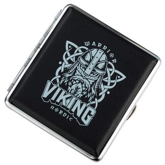 Cigarette Case Viking Nordic Warrior