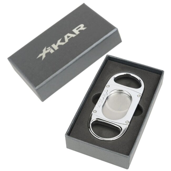 Cigar Cutter Xikar X8 Metal Body Cutter Chrome Silver
