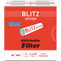 Blitz 9 mm. Pipe Filter Box of 40
