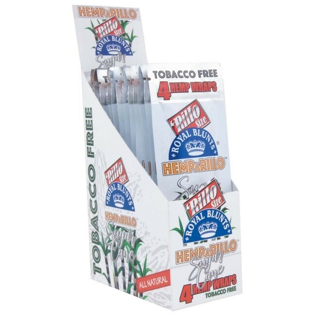 Display Hemparillo Hemp Wraps Sugar Cane