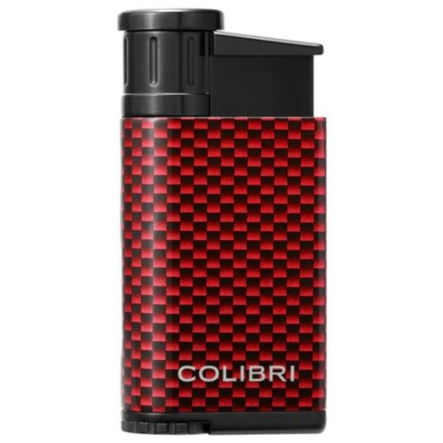 Lighter Colibri Evo Carbon Red Haddocks