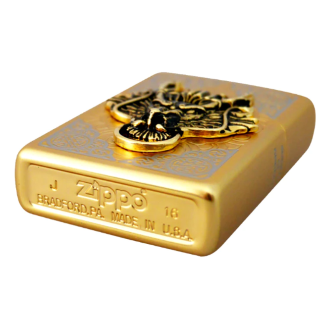 Lighter Zippo Dragon Guard Emblem Korea Design