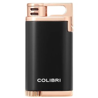 Colibri Lighter Colibri Belmont Metallic Black/Rose Gold