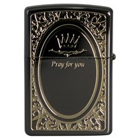 Lighter Zippo Pray Emblem Korea Design
