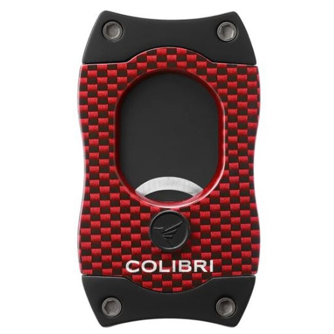Cigar Cutter Colibri S-Cut Carbon Red with Black Blades