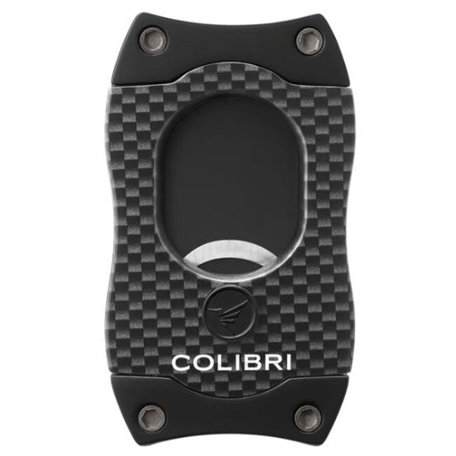 Cigar Cutter Colibri S-Cut Carbon Black with Black Blades