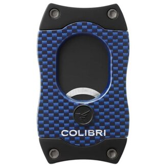 Colibri Cigar Cutter Colibri S-Cut Carbon Blue with Black Blades