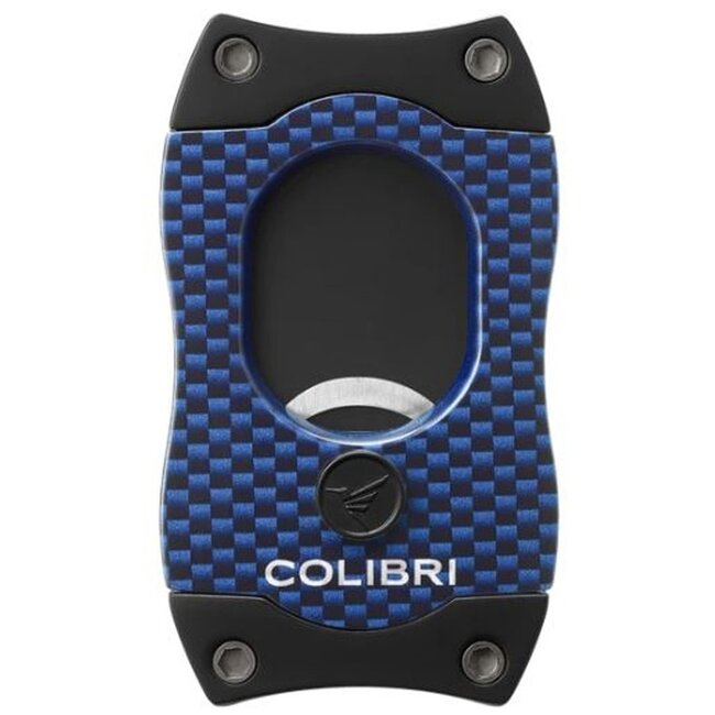 Sigarenknipper Colibri S-Cut Carbon Blue with Black Blades