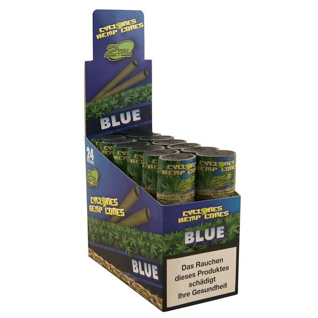 Display Cyclones Hemp Cones Blue