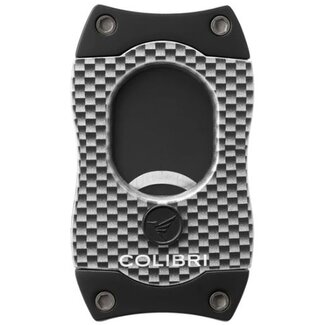 Colibri Cigar Cutter Colibri S-Cut Carbon White with Black Blades