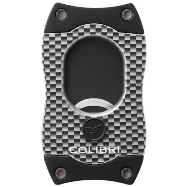 Cigar Cutter Colibri S-Cut Carbon White with Black Blades