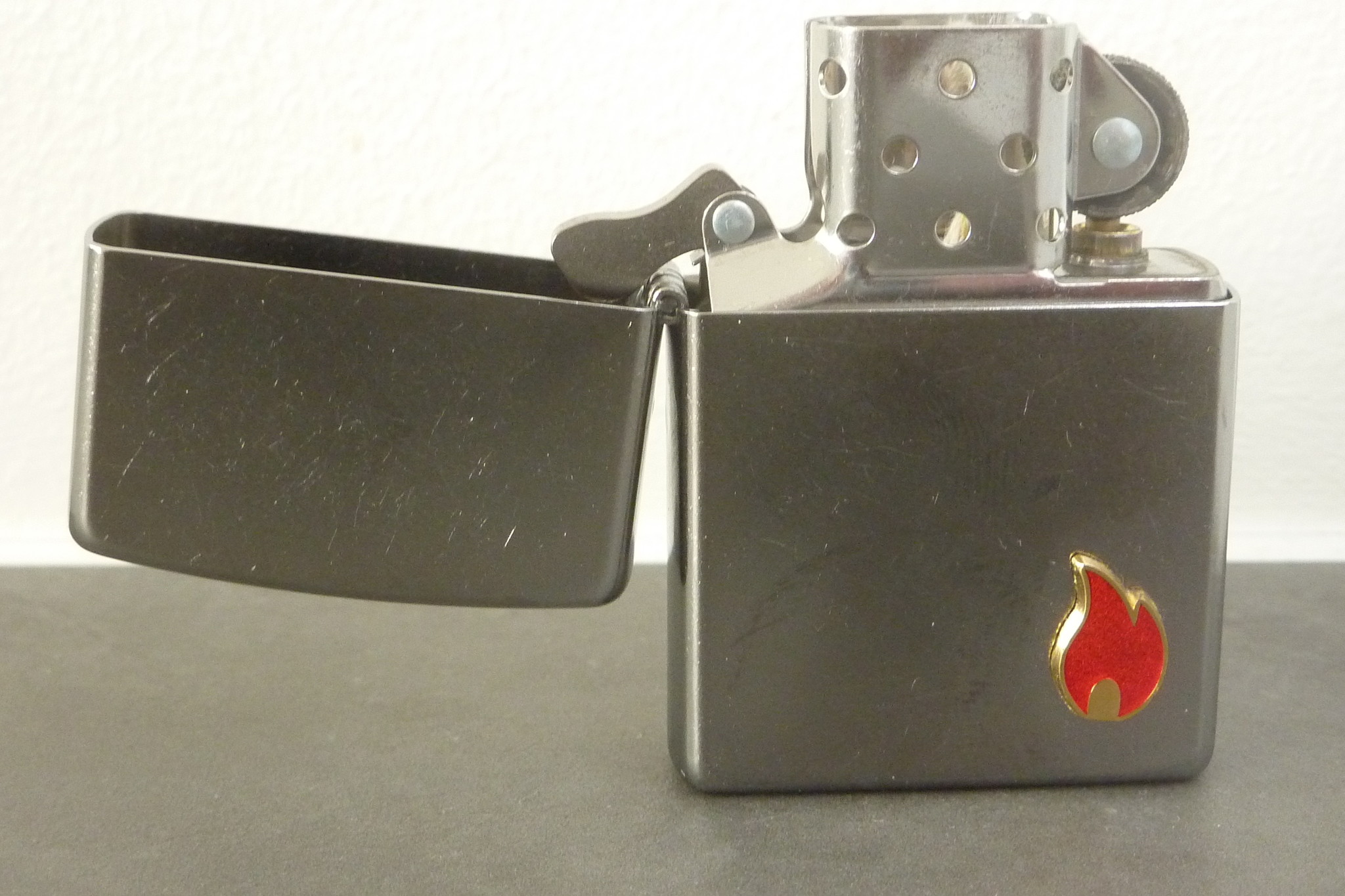 Zwart Craquelé Zippo Aansteker - De Jongens