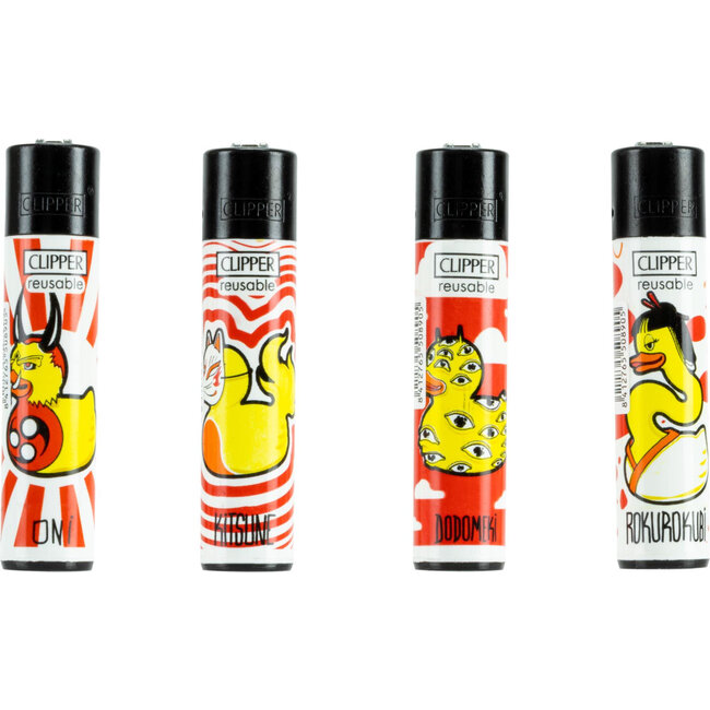 Clipper Set of 4 Clipper Lighters Yokay Ducks