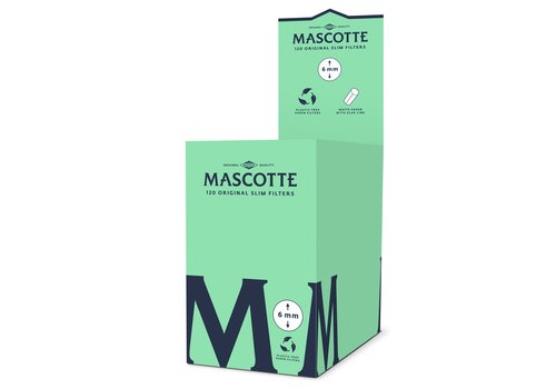 Mascotte Slim Filters 6 mm. Zakjes Box 