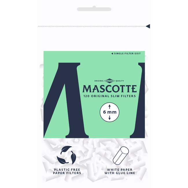 Mascotte Slim Filters 6 mm. Zakjes Box