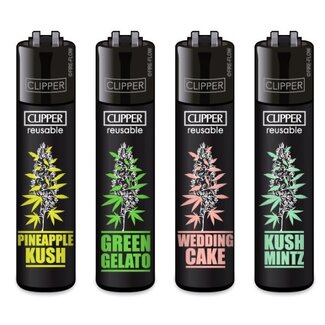 Clipper Set of 4 Clipper Lighters Plants