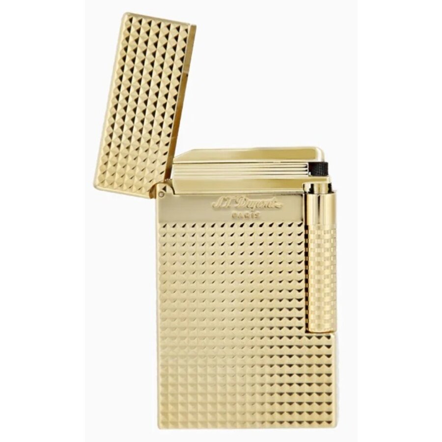Lighter S.T. Dupont Le Grand Diamond Head Yellow Gold