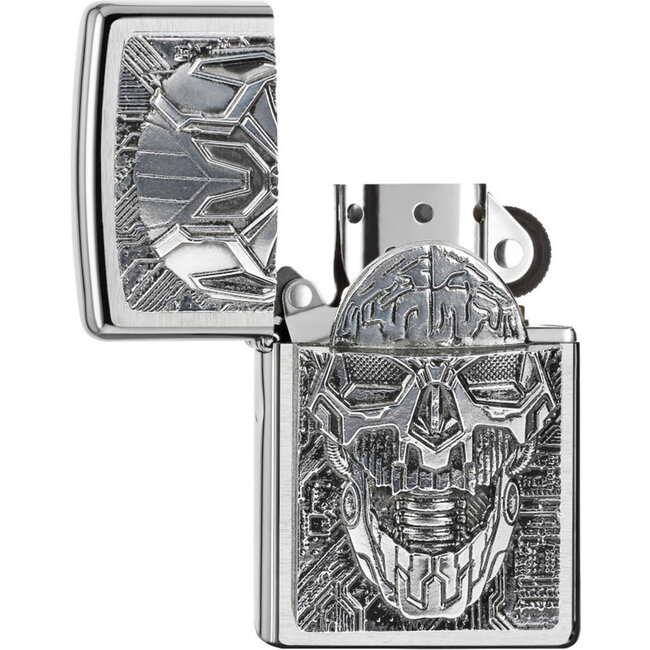 Aansteker Zippo Trick Technic Skull Emblem