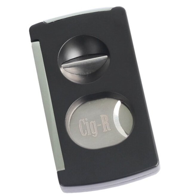 Cig-R Cigar Cutter Cig-R Multi Cut Black Matte Matte