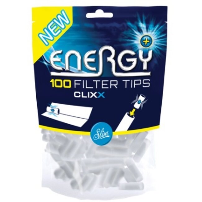 Zakje Energy Slim Filters 6 mm. Clixx