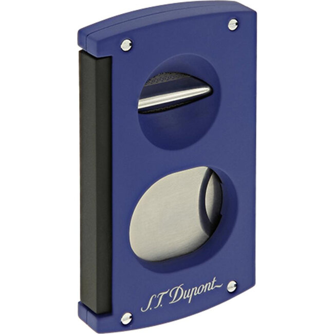 Cigar Cutter Dupont Matte Ocean Blue