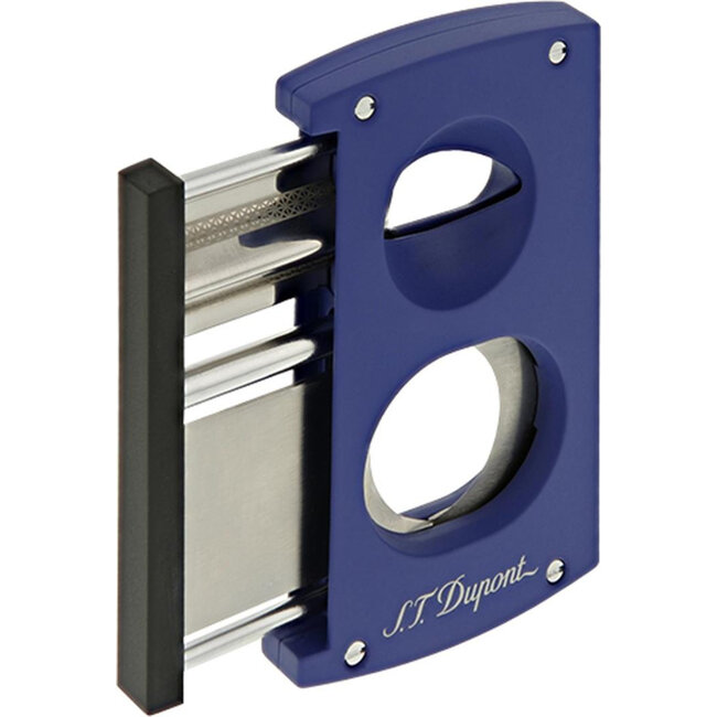 Cigar Cutter Dupont Matte Ocean Blue