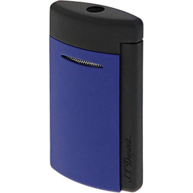 S.T. Dupont Aansteker S.T. Dupont Minijet 3 Matte Black Ocean Blue