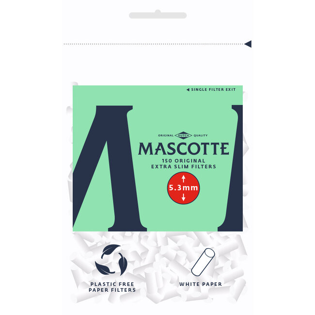 Mascotte Slim Filters 5,3 mm. Zakjes Box