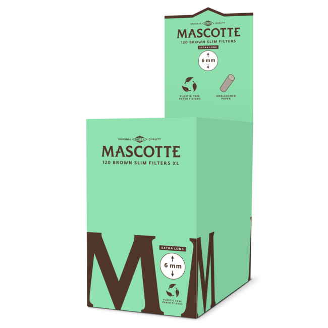 Mascotte Mascotte Slim Filter Tips Organic Box