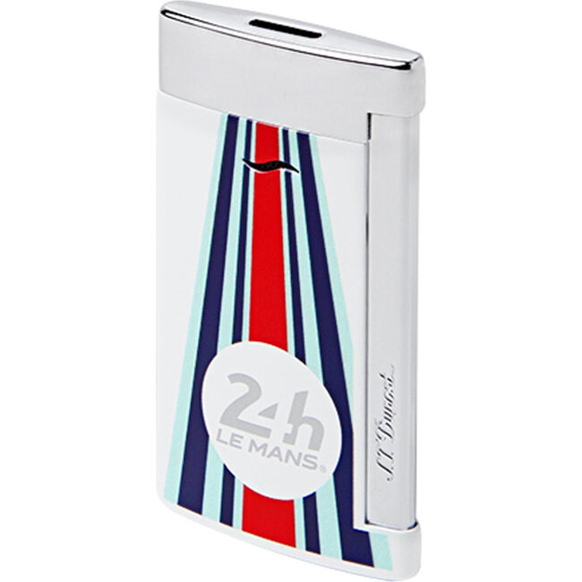 Aansteker S.T. Dupont Slim 7 White/Chrome Le Mans