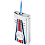 Aansteker S.T. Dupont Maxijet White/Chrome Le Mans