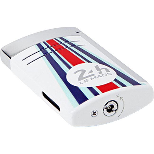 Aansteker S.T. Dupont Maxijet White/Chrome Le Mans