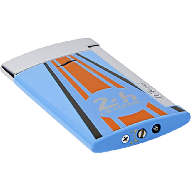 Aansteker S.T. Dupont Slim 7 Orange/Chrome Le Mans