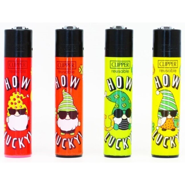 Clipper Set of 4 Clipper Lighters How Lucky