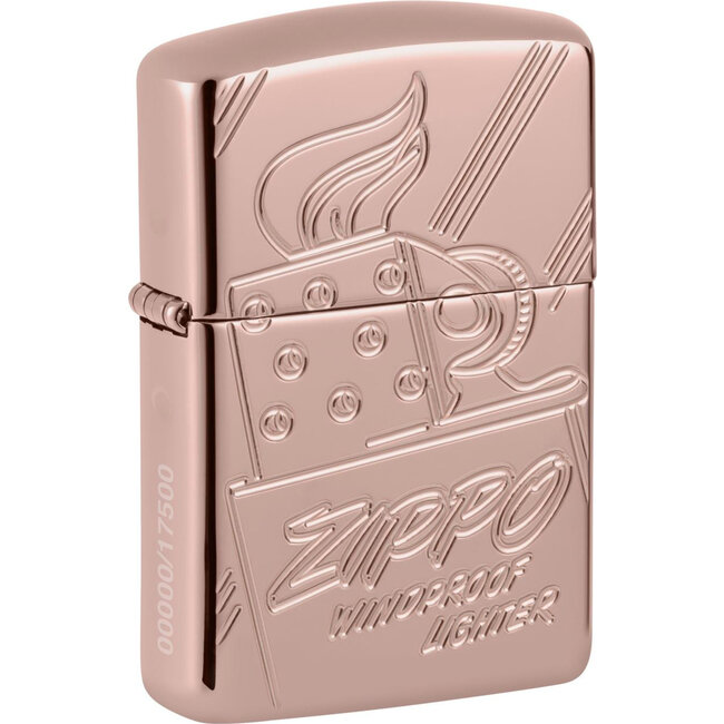 Aansteker Zippo Armor Case Script Collectable