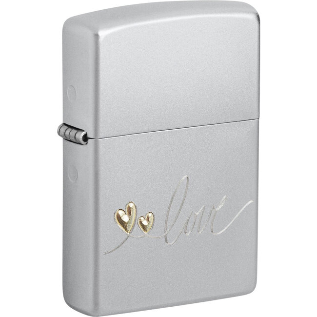 Lighter Zippo Heart Design Love