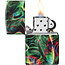 Lighter Zippo Psychedelic Swirl Glow in the Dark Green
