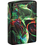 Zippo Lighter Zippo Psychedelic Swirl Glow in the Dark Green